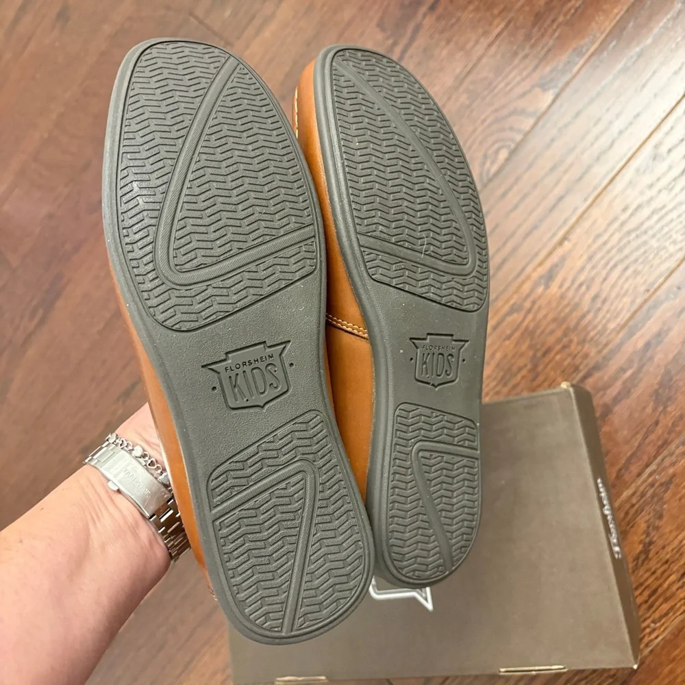 Florsheim Tan Leather “Jasper Venetian” Loafers